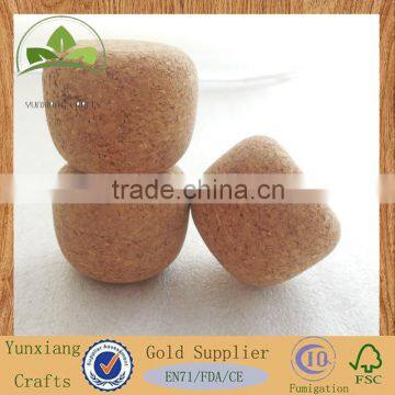 customized synthetic cork stopper round edge cork ball stopper