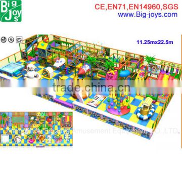 Colorful plastic play structure indoor playground soft play equipment for sale