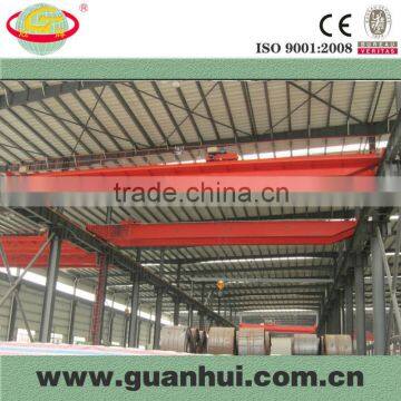 new electric double girder trolley overhead crane design