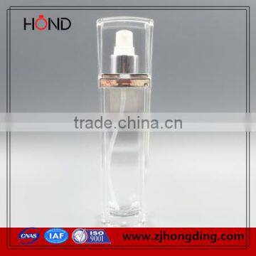 Hotsale Acrylic Bottle Transparent 30ml 50ml 80ml 120ml Capacity Bottles Acrylic Cosmetic Bottle Luxury Cosmetic Containers