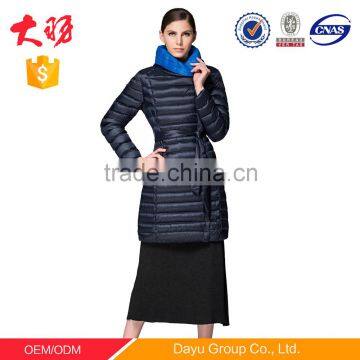 OEM ladies down clothing winter warm nylon women ultra light down jacket