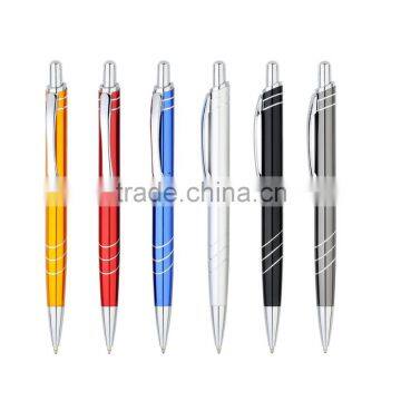 colorful competitive price aluminum cross pen metal Ball Pen multicolor