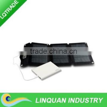 8W folding solar charging bag / High efficiency solar panel / CIGS solar charger for mobile phone