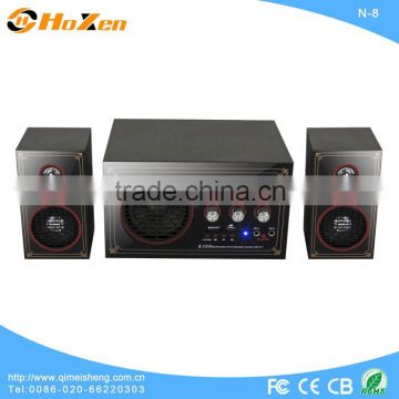 hot sale bass surround sound mini 2.1 home theater fm radio mp3 N-23