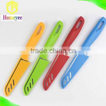 Candy color fruit paring knife blade utility