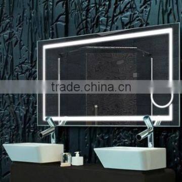 High standard LED bathroom mirror with magnifier and sensor switch