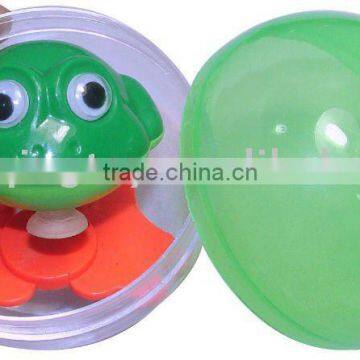 Capsule Toy,Vending Machine Product,Jumping Frog,Biuncing Frog,Plastic Toy,Promotional Plastic Jumping Frog