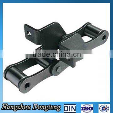 C type steel agricultural chains with attachments For agricultural machine