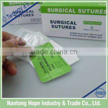 sterile medical thread and needle