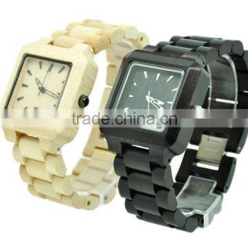 2016 New Arrival Japanese Movement Wood Watch Wrist Watches for Couples photo-4