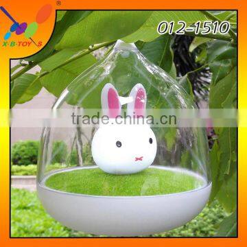 Whosale Creative energy saving mini animal rabbit shape hang night light touchable plastic sleep light 012-1510