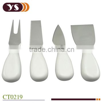 4pcs high-temperature ceramic handle cheese set