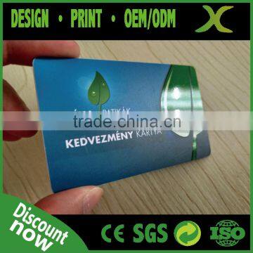 Free Design~~!! Best PVC Material CR80 uv spot pvc card