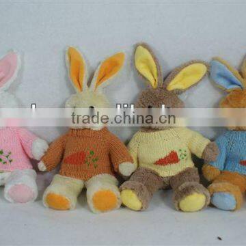 Cute plush easter rabbits