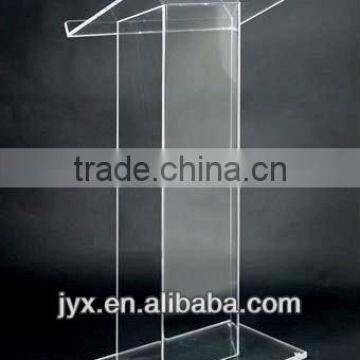 Unique design I-shaped clear acrylic church pulpit for wholesale