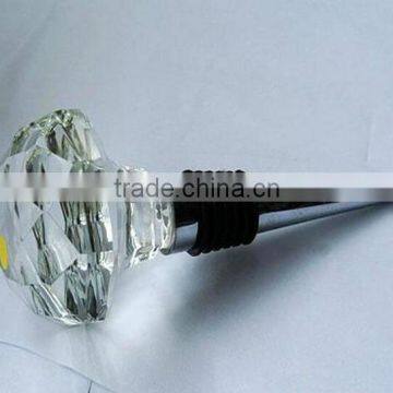 fishion crystal wine bottle stopper