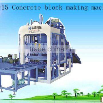 QT4-15 Unfired hollow block making machine