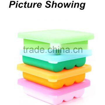 Wholesale Custom Personalized Silicone Ice Cream Cube Tray With Lid photo-2