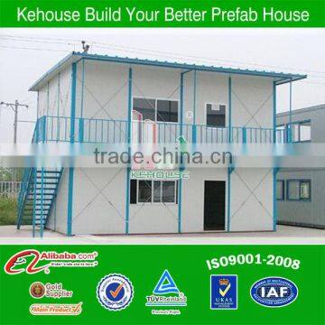 High quality cheap portable prefab steel frame house in two bedroom