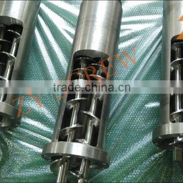 manufacturing bimetallic 38CrMoAlA rubber extruder machine screw and barrel