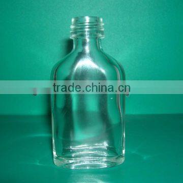 20ml Flat Rum/ Wine Glass Bottle