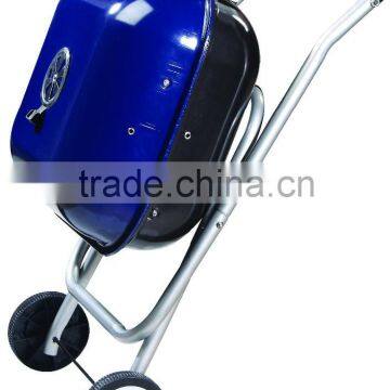 KEYO small cheap promotional folding BBQ grill trolley hamburger grill