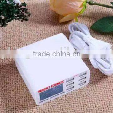 Durable USB charger for charging station , factory portable 6 hubs smart power adapter