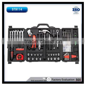 160pcs wrench combination socket tool kit,Multifunction hand tool set in folding case