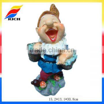 custom design polyresin snow white and seven dwarfs