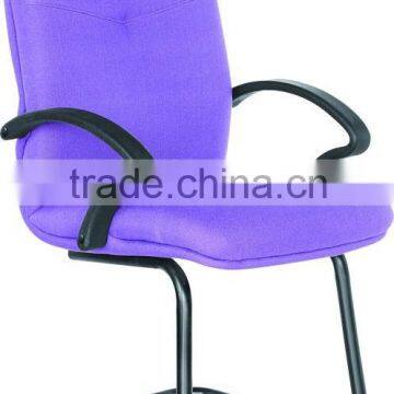 Zhejiang anji QIYUE purple Fabric Visitor chair with frame QY-2392-3