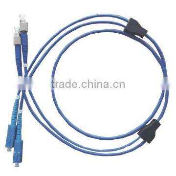Armored fiber optic patch cord