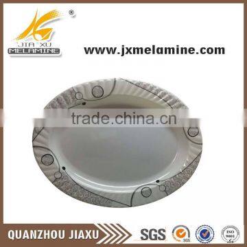 Best selling products 2016 17"round melamine plate made in china alibaba