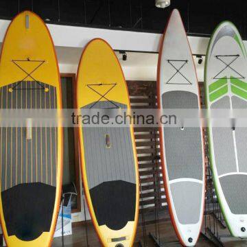 SUP surfboard made of Double wall fabric, drop stitch fabric surfboard, air fabric paddle surfboard