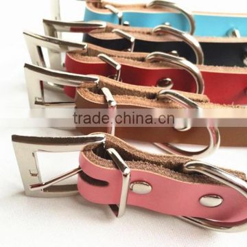 fashion design cow leather dog chains dog neck chain dog choke chain