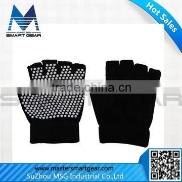 Gym Grip Non-slip Half Finger Yoga Pilates Gloves photo-2