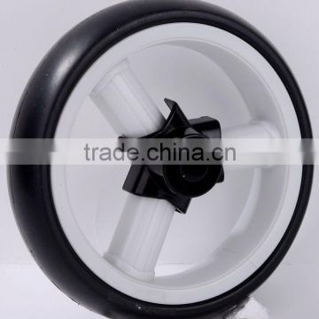 10" plastic wheel baby stroller wheel 10 inch wheels for baby trolley