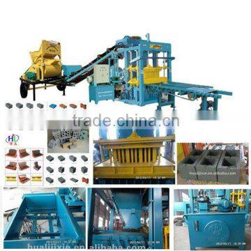 QT4-20 hydraulic press interlock block making machine