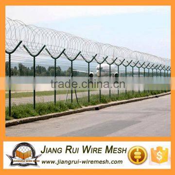 cross loop razor barbed wire netting