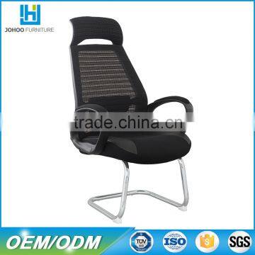 High quality Middle back Office Meeting Mesh Chair without wheels,Visit Chair
