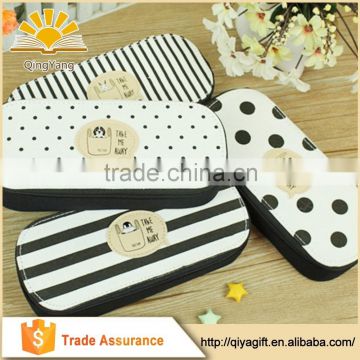 sublimation white canvas pencil case