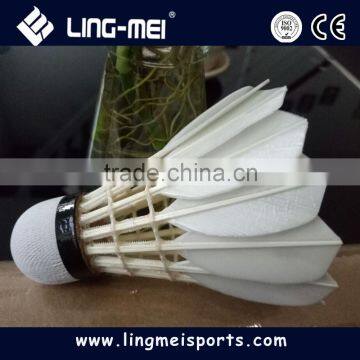 Lower Price Oem Badminton Goose Feather Shuttlecocks Supplier photo-1
