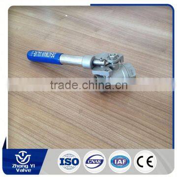 High Quality Competitive stainless steel forged floating ball valve import from china