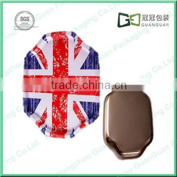 custom printed promotional metal tin tray for food