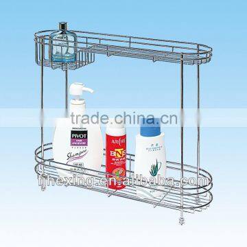 2014 fashion chrome plated polished contemporary brass hotel bathroom shelves