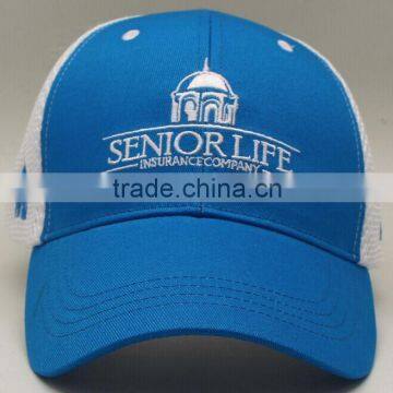 Custom Design Embroidery Mesh Running Man Cap