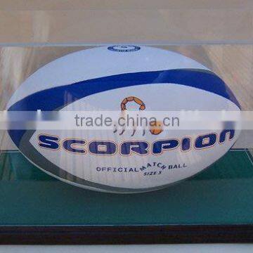 acrylic Rugby Ball Display Cases