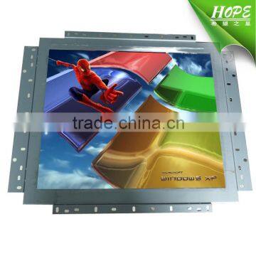 4:3 wall mount 14inch lcd open frame touch screen monitor