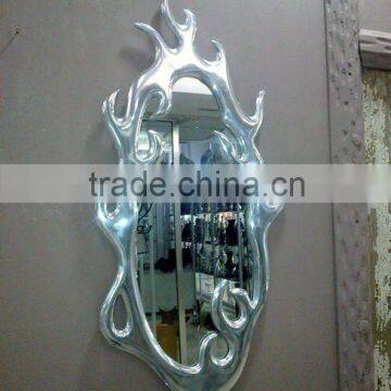 Flame Style Embossed Mirror