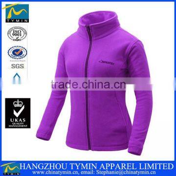 Hot Sale Tailored Wholesale Polar Fleece Fabric Mens High Neck Jacket Fleece Jacket