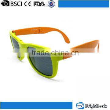 2016 Summer funny custom children kids folding polarized sunglasses uv 400 protect